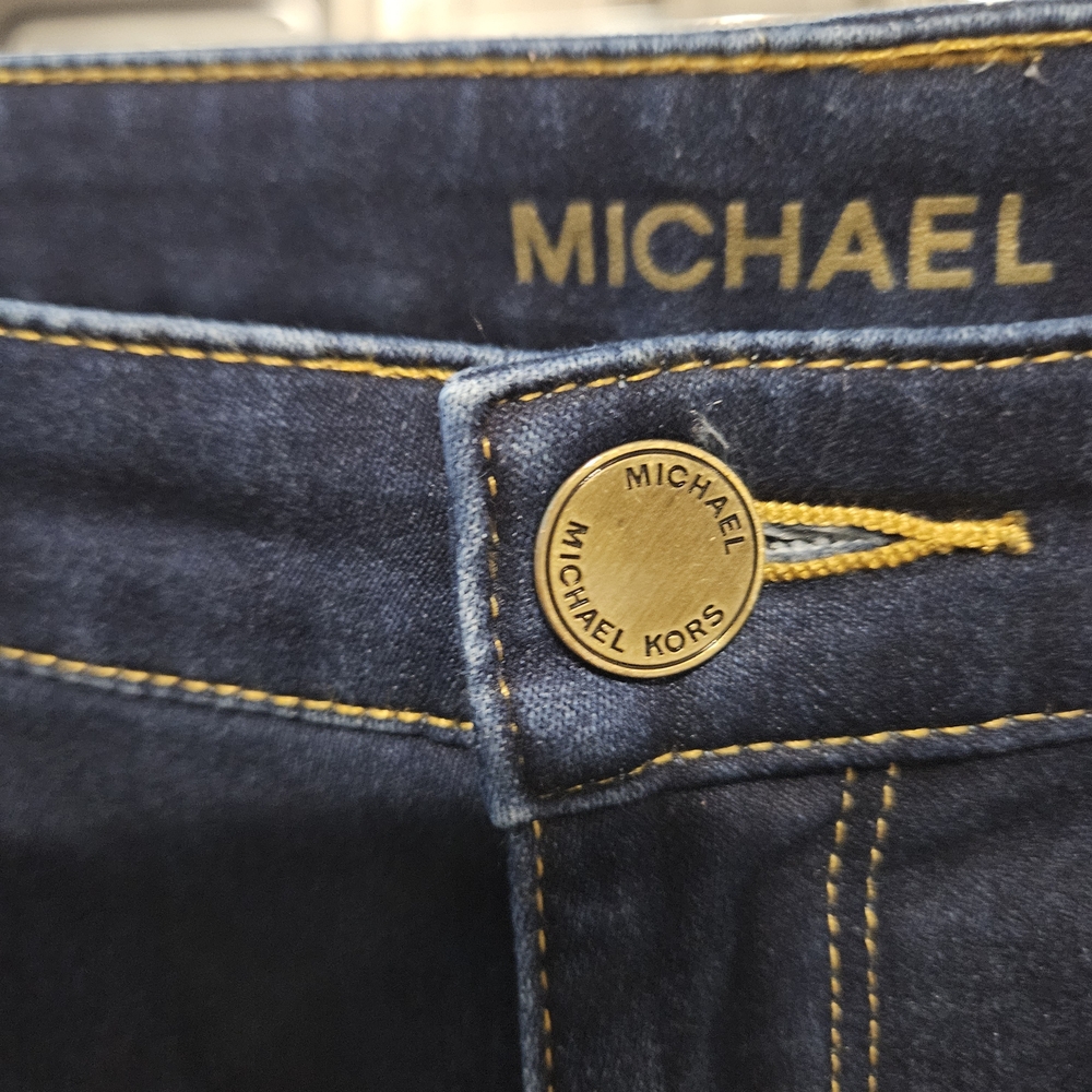 NWOT Michael Kors Size 8 Blue Jeggins with Tappered Leg And Rich Indigo Tone
